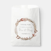 Rustic Pampas Grass Lijst Nieuw - Hartelijk dank Bedankzakje (Voorkant)