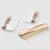 Rustic Pampas Grass Wedding Programme Handwaaier (Niet-gemonteerd)