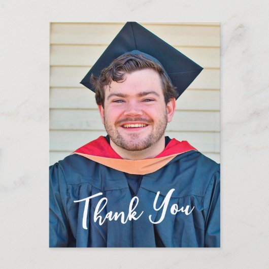 Rustic Panel Design Thank You Postcard Briefkaart (Voorkant)