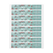 Rustic Pap Barnwood met kerstmis (Vel)