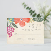 Rustic Paradise RSVP Response Kaart (Staand voorkant)
