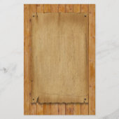 Rustic Parchment Briefpapier (Voorkant)