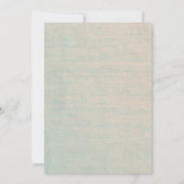 Rustic Paris Bridal Shower Invitations Kaart (Achterkant)