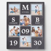 Rustic Pas getrouwd Wedding Persoonlijke foto Coll Fotoplaat (Voorkant)