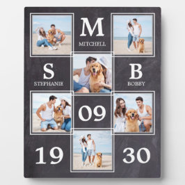 Rustic Pas getrouwd Wedding Persoonlijke foto Coll Fotoplaat