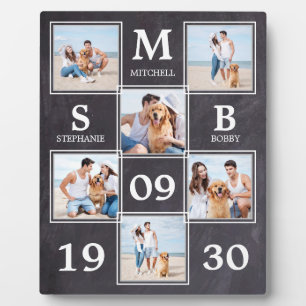 Rustic Pas getrouwd Wedding Persoonlijke foto Coll Fotoplaat