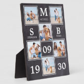 Rustic Pas getrouwd Wedding Persoonlijke foto Coll Fotoplaat (Zijkant)