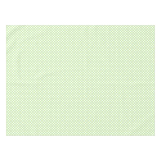 Rustic, Pastel Green Gingham Pattern Tafelkleed (Voorkant (Horizontaal))