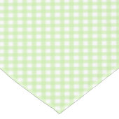 Rustic, Pastel Green Gingham Pattern Tafelkleed (Gekanteld)