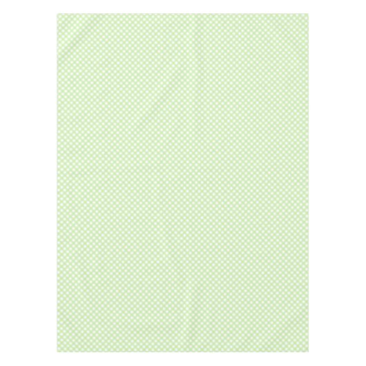 Rustic, Pastel Green Gingham Pattern Tafelkleed (Voorkant)