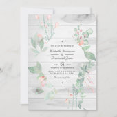 Rustic Pastel Greenery Country Garden Weddenschap Kaart (Voorkant)