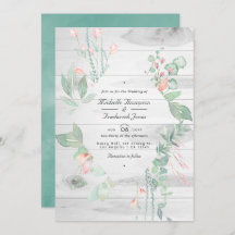 Rustic Pastel Greenery Country Garden Weddenschap