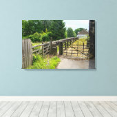 Rustic Path, Mytholmroyd Canvas Afdruk (Insitu (Houten vloer))