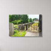Rustic Path, Mytholmroyd Canvas Afdruk (Voorkant)