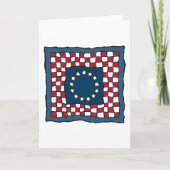 Rustic Patriotic Americana Quilt Pattern Verenigde Kaart (Voorkant)