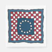 Rustic Patriotic Americana Quilt Pattern Verenigde Servet (Voorkant)
