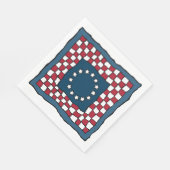 Rustic Patriotic Americana Quilt Pattern Verenigde Servet (Hoek)