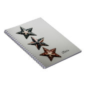 Rustic Patriotic Star Notitieboek - Americana Desi (Rechterzijde)
