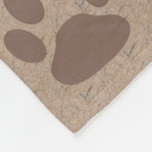 Rustic Paws Fleece Deken (Hoek)