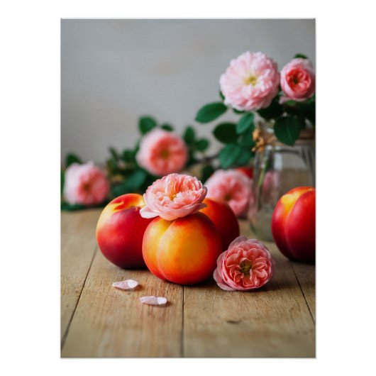 Rustic Peach Beauty Perfect Poster (Voorkant)