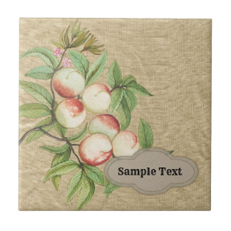  Rustic Peach Farmstand Tegeltje