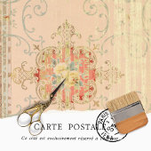 Rustic Peach textuur Onderdrukte loskoppeling Tissuepapier
