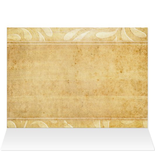 Rustic Peacock Feather Wedding Place Cards (Binnen Horizontaal (Boven))