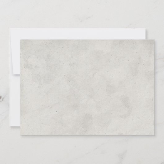 Rustic Peacock Feathers Wedding Invitations Kaart (Achterkant)