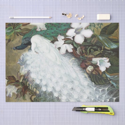 Rustic Peacock Peacocks - Ontwerpen Tissuepapier (Craft)