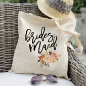 Rustic Peony-bloemen bruidsschatten Tote Bag