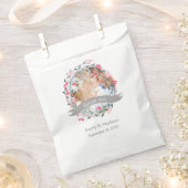 Rustic Peony Pink Folk Art Hartelijk dank Bedankzakje (Geknipt)