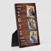 Rustic Persoonlijk Afstuderen Afstuderen Foto Fotoplaat (Zijkant)