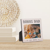 Rustic Persoonlijke Bonus Pap Stepfather Foto Fotoplaat