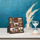 Rustic Persoonlijke foto Pet Horse Memorial Fotoplaat (Insitu)