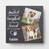 Rustic Persoonlijke foto van Pet Fotoplaat (Voorkant)