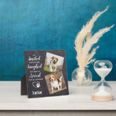 Rustic Persoonlijke foto van Pet Fotoplaat (Insitu)