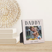Rustic Persoonlijke pappa Foto Fotoplaat