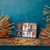 Rustic Pet Dog Memorial Keepomwille Photo Collage Fotoplaat (Zijkant)