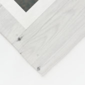 Rustic Pet Horse Persoonlijke Memorial Foto Fleece Deken (Hoek)