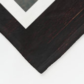 Rustic Pet Horse Persoonlijke Memorial Foto Fleece Deken (Hoek)