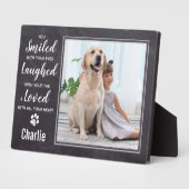 Rustic Pet Loss Keepaardfoto Fotoplaat (Zijkant)