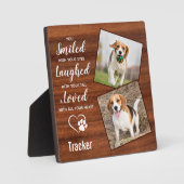 Rustic Pet Loss Keepaardfoto Fotoplaat (Voorkant)