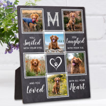 Rustic Pet Memorial Custom Unieke 6 Photo Collage