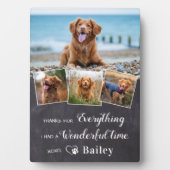 Rustic Pet Memorial van Dog 4 Fotoplaat (voorkant)