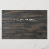 Rustic Pet Photo Budget Dog Weddenschap Save the D (Achterkant)