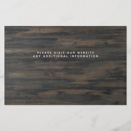 Rustic Pet Photo Budget Dog Weddenschap Save the D (Achterkant)