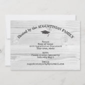 Rustic Photo Afstuderen Kaart (Achterkant)