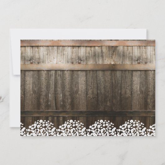 Rustic Photo Afstuderen Klasse van 2025 Kaart (Achterkant)