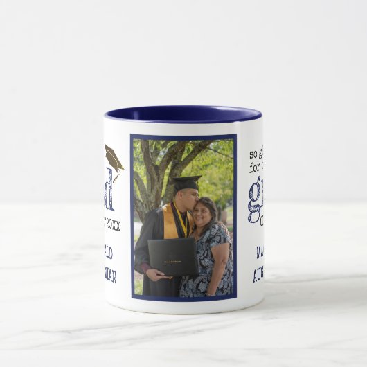 Rustic Photo Afstuderen Mok (Midden)