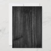 Rustic Photo Afstuderen Open House Invite Aankondiging (Achterkant)